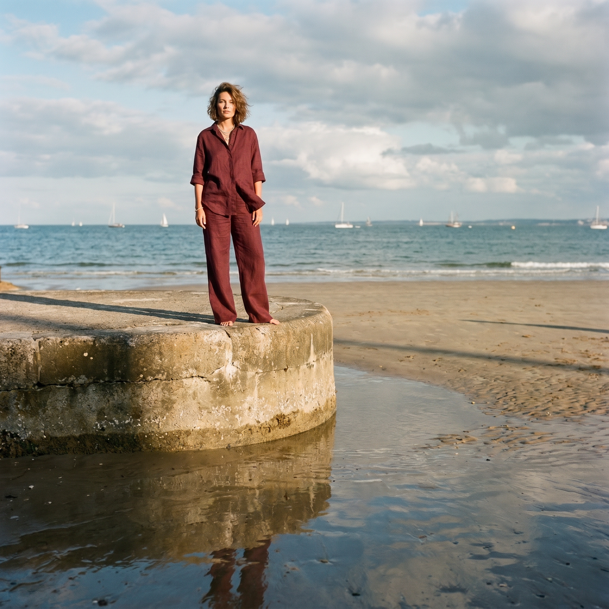 coordēt Cotton Co-ord Set | Women's Relaxed Loungewear Set | Cranberry Wednesday